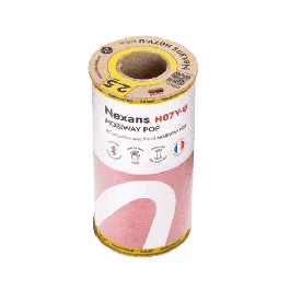 Fils électriques rigides H07VU 2.5² rouge NEXANS Mobiway POP - Couronne de 100m