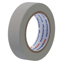 HELLERMANNTYTON Ruban adhésif isolant gris 15mm x 10m - HEL71000108