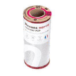 Fils électriques rigides H07VU 1.5² blanc NEXANS Mobiway POP - Couronne de 100m