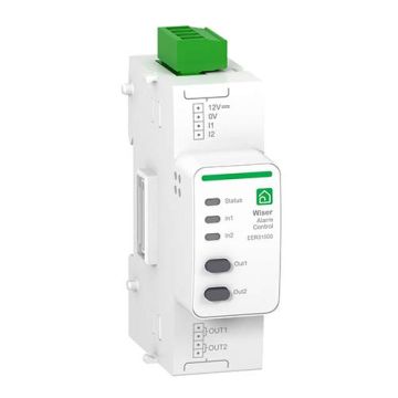 SCHNEIDER Wiser module 2 entrées + 2 sorties pour alarme et contrôle - EER31500