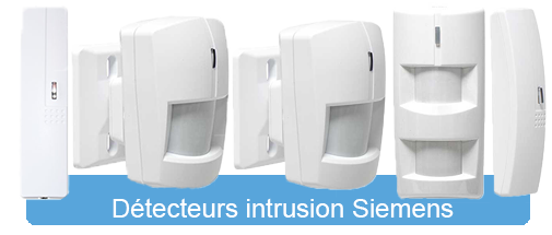 Systèmes d'alarme Siemens - Détecteurs intrusion Systèmes d'alarme Siemens - Détecteurs intrusion
